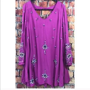 Free People embroidered dress